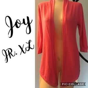 Beautiful Coral Cardigan Sz XL(junior)